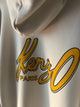 Kenzo " Logo'd " Hoodie styled in White for Fall&Winter 2024