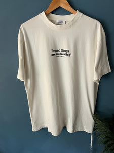 Off White  "Ironic"  T-Shirt styled in White for Fall&Winter 2024 Collection