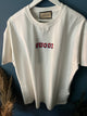 Gucci " Logo Print" T-Shirt styled in White Spring&Summer 2024