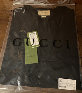 GUCCI " G&G " T-Shirt styled in Black for Spring&Summer 2024