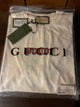 Gucci " Logo Print" T-Shirt styled in White Spring&Summer 2024