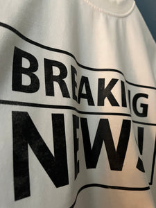 Gallery Depth "Breaking News" T-Shirt  styled in White for Fall&Winter 2024 Collection