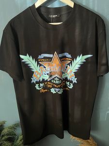 Balmain "Logo Printed" T-Shirt styled in Black for Spring/Summer 2024