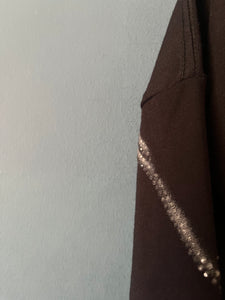 AMIRI " Smoke rhinestone-embellished " Cotton T-shirt Styled in Black for Spring&Summer 2024