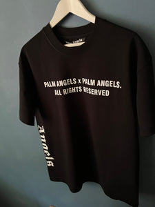 Palm Angels "PA Printed" Long Sleeves T-Shirt styled in Black for Spring&Summer 2024