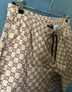 Gcc "G&G ALLOVER PRINT" SwimShorts styled in Beige Spring&Summer 2024 Collection