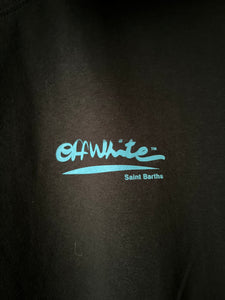 Off White "Sainth Barths" T-Shirt styled in Black for Spring&Summer 2024