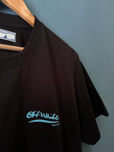 Off White "Sainth Barths" T-Shirt styled in Black for Spring&Summer 2024