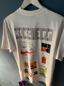 Off White x Nike "Label"  T-Shirt styled in White for Spring&Summer 2024