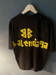 Blncg "B&B" Printed T-Shirt styled in Black Spring&Summer 2024