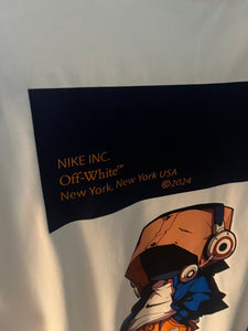 Off White x Nike "Graphic Print"  T-Shirt styled in White for Spring&Summer 2024