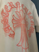 Chrome Hearts " Stone Logo'd Embroidered " T-Shirt styled in White for Fall&Winter 2025