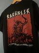 44 LABEL " KARANLIK PRINT " Cotton T-shirt Styled in BLACK for Fall&Winter 2025