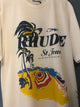 Rhude " St Jean " T-Shirt styled in White for Fall&Winter 2025