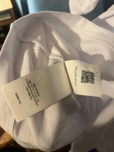 LV " Logo " Polo T-Shirt styled in White for Fall&Winter 2025