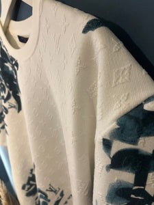 LV " Diag " T-Shirt styled in White for Fall&Winter 2025