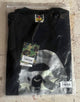 BAPE "LOGO PRINTED" T-Shirt in Black styled in Oversize for Fall&Winter 2025