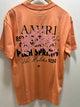 AMIRI "Palm Springs" Cotton T-shirt Styled in Orange for Spring&Summer 2025