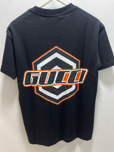 Gucci " Logo Printed " T-Shirt styled in Black Spring&Summer 2025