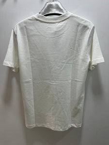 CD " Logo " Printed T-Shirt styled in White for Spring&Summer 2025