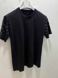 LV " Arm Monogram" T-Shirt styled in Black for Spring&Summer 2025
