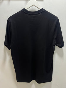 Mnclr "Logo Embroidered" T-Shirt styled in Black for Spring&Summer Collection of 2025