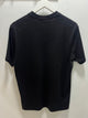 Mnclr "Logo Embroidered" T-Shirt styled in Black for Spring&Summer Collection of 2025