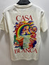 Casablanca " Graphic Printed " T-Shirt styled in White for Spring&Summer 2025