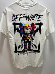 Off White "Kaws Print" T-Shirt styled in White for Spring&Summer 2025