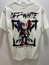 Off White "Kaws Print" T-Shirt styled in White for Spring&Summer 2025