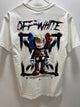Off White "Kaws Print" T-Shirt styled in White for Spring&Summer 2025