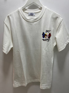 Off White "Kaws Print" T-Shirt styled in White for Spring&Summer 2025