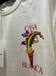 Casablanca " Graphic Printed " T-Shirt styled in White for Spring&Summer 2025