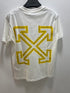 Off White "Logo Print" T-Shirt styled in White for Spring&Summer 2025