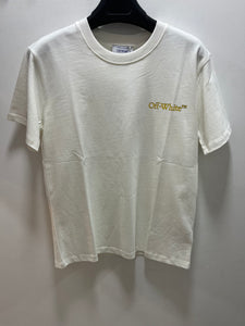 Off White "Logo Print" T-Shirt styled in White for Spring&Summer 2025