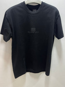 Blncg "B&B" Printed T-Shirt styled in Black for Spring&Summer 2025