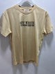 Off White "Logo Printed" T-Shirt styled in Beige for Spring&Summer 2025