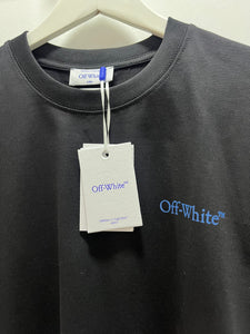 Off White "Arrows Motif"  T-Shirt styled in Black for Spring&Summer 2025