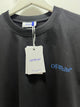 Off White "Arrows Motif"  T-Shirt styled in Black for Spring&Summer 2025