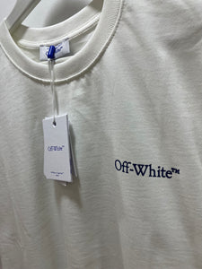 Off White "Arrows Motif" T-Shirt styled in White for Spring&Summer 2025