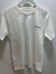 Off White "Arrows Motif" T-Shirt styled in White for Spring&Summer 2025