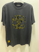 AMIRI "TRACK" Cotton T-shirt Styled in Gray for Spring&Summer 2025