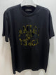AMIRI "TRACK" Cotton T-shirt Styled in Gray for Spring&Summer 2025