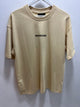 Blncg "LOGO" Printed T-Shirt styled in Beige for Spring&Summer 2025