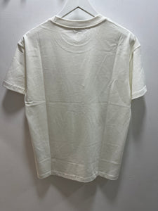 Ami " Logo Embroidered" Tee styled in White for Spring&Summer 2025