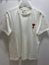 Ami " Logo Embroidered" Tee styled in White for Spring&Summer 2025