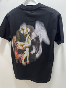 Off White "3D Graffiti Print"  T-Shirt styled in Black for Spring&Summer 2025