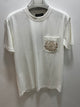 D&G "LOGO EMBROIDERED " T-Shirt styled in White for Spring&Summer 2025