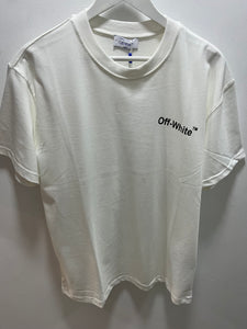 Off White "Simpsons Printed" T-Shirt styled in White for Spring&Summer 2025