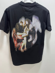 Off White "3D Graffiti Print"  T-Shirt styled in Black for Spring&Summer 2025